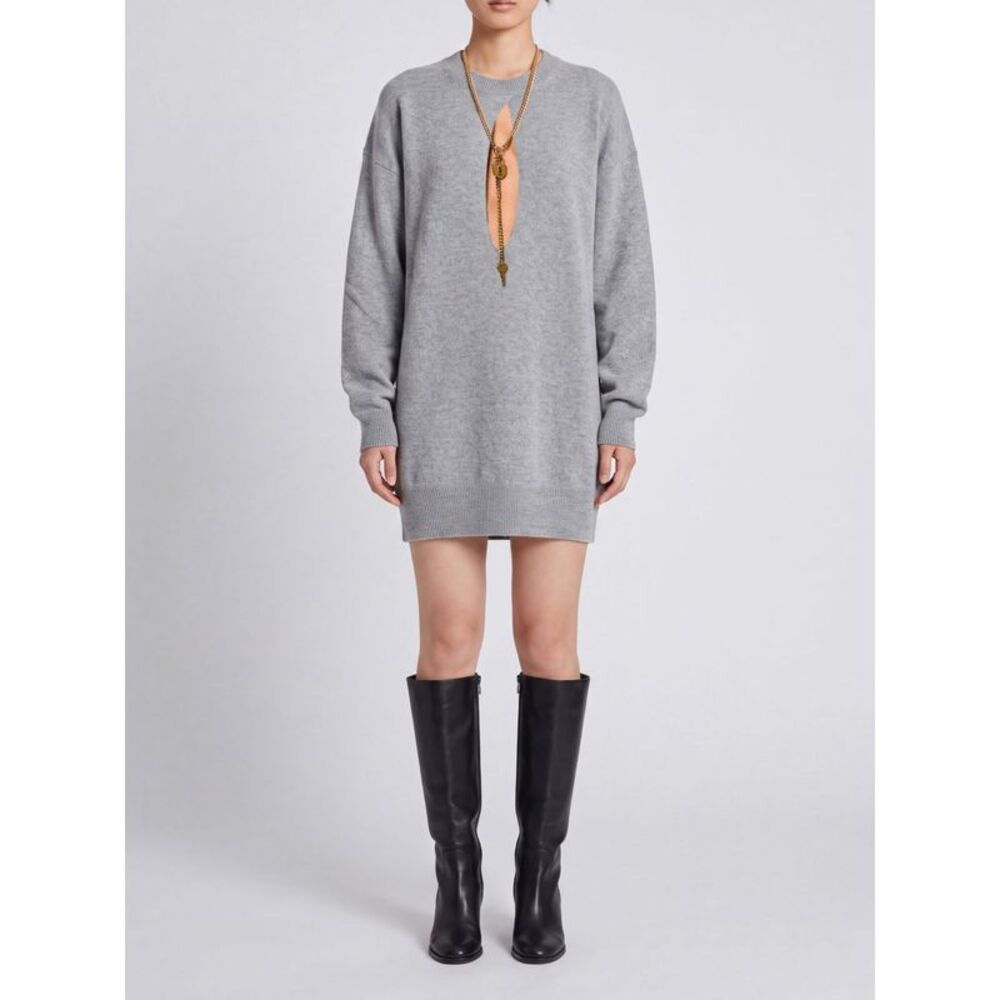 Elisabetta Franchi Women Elisabetta Franchi Jewelled Cut-Out Knit Mini Dress